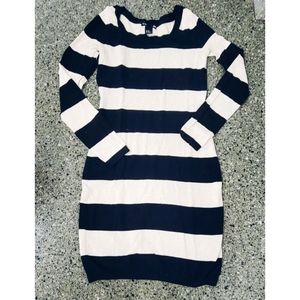 Basic H&M dress mini black and white